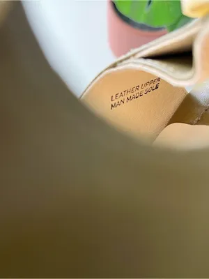 Ana Palma Olive Green Leather Ivory Buckle Block Heel Mules Made in Spain thumbnail 9