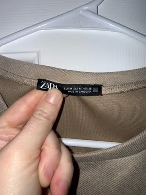 ZARA Faux Suede Dress thumbnail 4