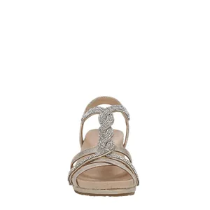 Lifestride Womens Miami Wedge Sandal J3855S1 Platino Gold 9W thumbnail 9