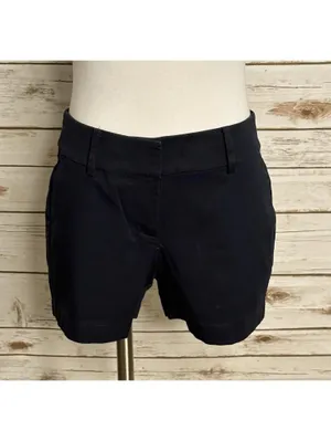 Ann Taylor City Short black tailored shorts 4P classic old money preppy polished thumbnail 3