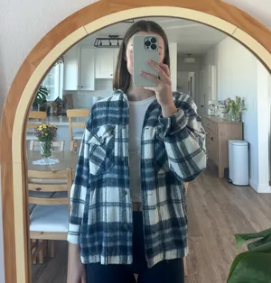 Subdued blue/black flannel jacket thumbnail 4