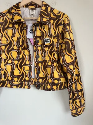 NWT Lucy & Yak Organic Corduroy Roxy Jacket in Feline Fine thumbnail 8