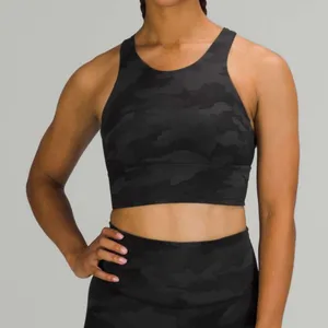 Lululemon wunder train long line bra crop top camo 12 thumbnail 1