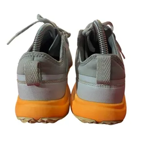 Nike Spikeless Golf Shoes Womens Size‎ 8 Gray Orange Lace Up Low Top thumbnail 5