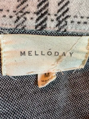 MELLODAY Black & Off White Plaid Open-Front cardigan thumbnail 7