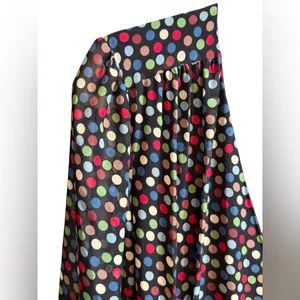 Betsey Johnson Wrap‎ Dress Womens Size 10 Polka Dots High Low Hem Sleeve Tie NEW thumbnail 12
