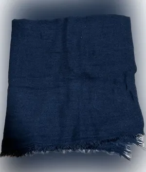 Big black over the shoulder shawl scarf thumbnail 2