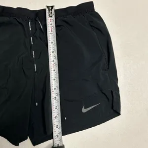 Nike Dri-FIT Black Running Shorts Reflective Logo Men’s Size Small thumbnail 8