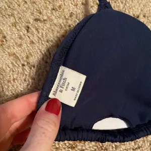 Navy Abercrombie & Fitch Triangle Bikini Top thumbnail 4