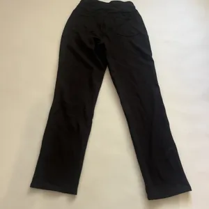 Halara Small Black Pointe Leggings Front Seam Pockets Black thumbnail 6