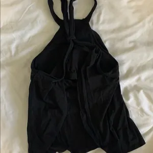 Victoria’s Secret black open back tank thumbnail 2