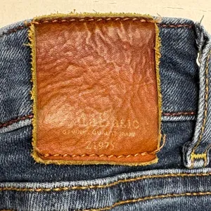 Zara Basic Z1975 Denim Women Blue Embroidered Rose Skinny Jeans Boho Size 4‎ thumbnail 11