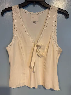 Reformation Marlena Eyelet Top thumbnail 3