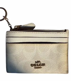 Coach Cream Leather Mini Skinny ID Case thumbnail 2