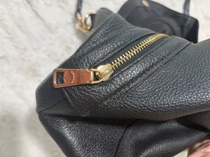 Coach Hallie F80268 Black Pebbled Leather Hobo Bag thumbnail 11