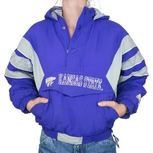 Vintage 90s Starter Kansas State Wildcats Cropped Puffer Coat thumbnail 1