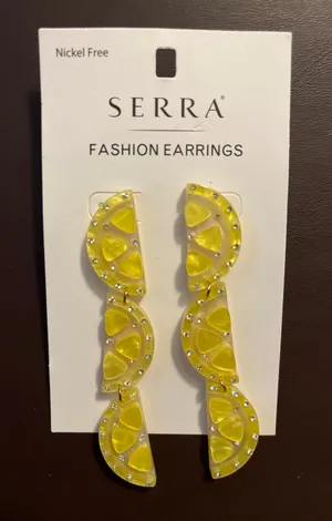 NWT Serra lemon slice earrings thumbnail 1