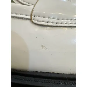 Sam Edelman Womens Tully White Patten Size 10‎ Lug Sole Equestrian thumbnail 10