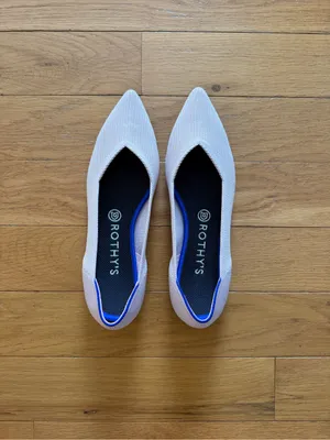 NWOT Rothy’s The Point Flats Size 9.5 Petal Pink thumbnail 3