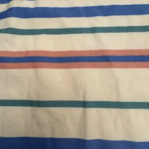 Time and Tru Maternity Striped V Neck Ruched Side T Shirt Top Size‎ L thumbnail 2