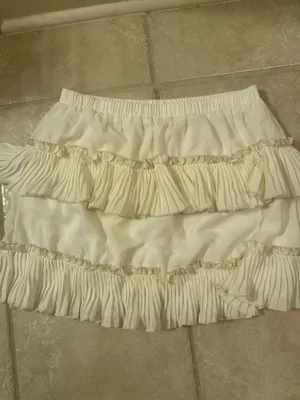 ruffle skirt White Size L thumbnail 2
