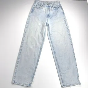 BDG Urban Outfitters High Rise Baggy Jeans Light Wash Wide Leg Denim Size 28 thumbnail 2
