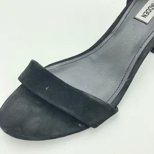 Steve Madden Irenee Black Suede Ankle Strap Block Heel Size 10 thumbnail 7