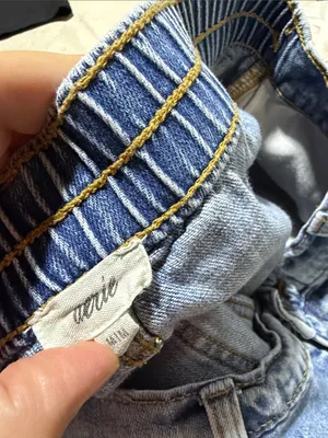 Aerie Distressed Light Blue Denim Women’s Shorts medium thumbnail 4
