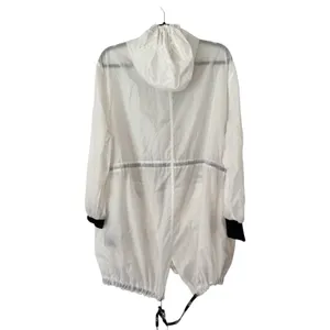 UGG Brittany Hooded Anorak Windbreaker Water Resistant Jacket Women's XS Clear thumbnail 2