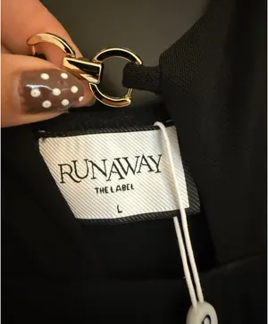 NWT Runaway The Label Denver Maxi Dress in Black SIZE 8 thumbnail 8