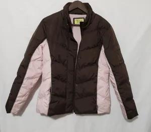 Maralyn & Me M Pink Brown Gorpcore Puffer Ski Jacket thumbnail 1