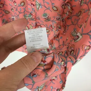 Rose + Olive Garden Liberty print ruffle floral‎ pattern sleeveless blouse countryside thumbnail 3