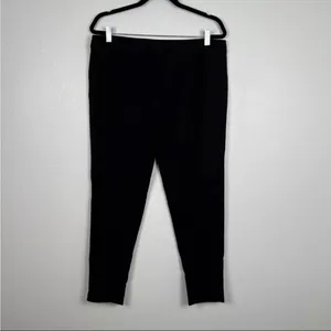 Eileen Fisher Black Ponte‎ Pants Sz L thumbnail 4