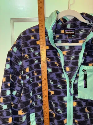 Patagonia Womens Medium Synchilla Jacket. Purple / Teal thumbnail 3