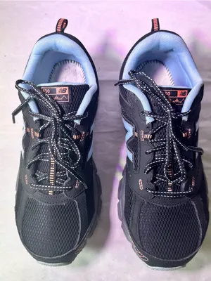 New Balance Black Sneakers with Light Blue Accents thumbnail 3