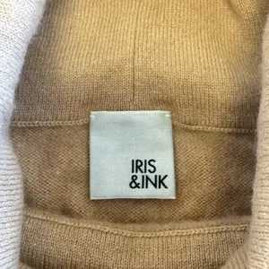 Iris & Ink 100% Cashmere Turtleneck Sweater Camel Tan‎ Women's Large Minimalist thumbnail 7