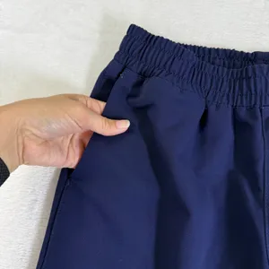 Jaanuu Blue Straight Leg Scrub Pants Small Elastic Waist Performance Stretch thumbnail 7