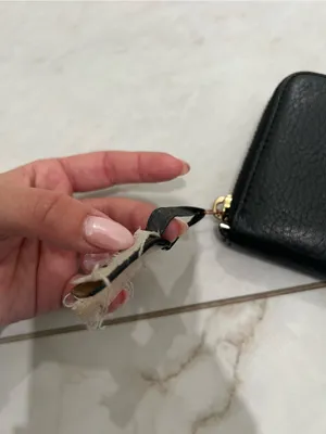 Kate Spade Black Pebbled Leather Zip Wallet thumbnail 2