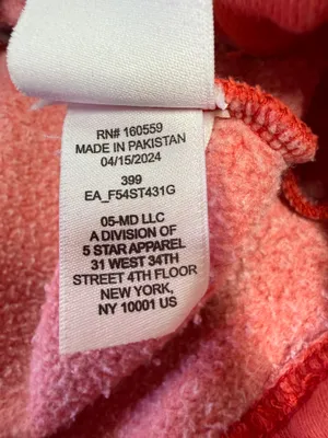 B. Wear Kansas City Chiefs NFL Cropped Sweatshirt Medium Team thumbnail 6