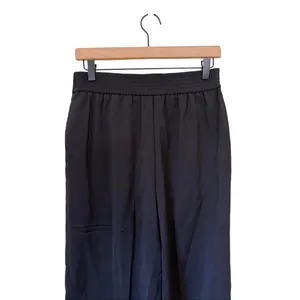 Quince Stretch Crepe Classic Trouser Pants Black Size 8 NWT thumbnail 4