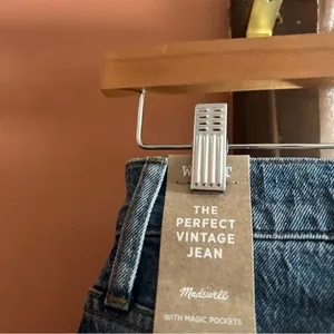 Madewell Tall Perfect Vintage Jean Ainsworth‎ Wash Raw Hem Denim NWT Size 24T thumbnail 6