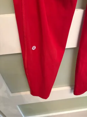 Lululemon Fast and Free High-Rise Tight 28" leggings Size 14 in Oxford Red thumbnail 7
