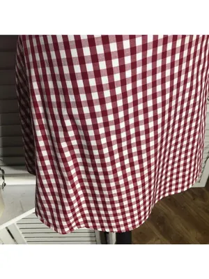 Lovers and Friends Gingham Red One Shoulder Mini Dress M thumbnail 12