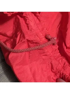 Edikted Rian Red Nylon Cargo Pants Size XS/S thumbnail 4