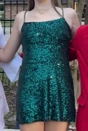 Green Sparkly Altar'd State Dress thumbnail 1