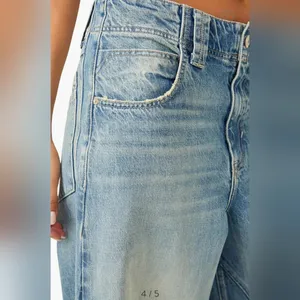 NWT We The Free People Chill Vibes Wide Leg Jeans Size 27 thumbnail 5
