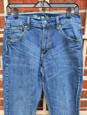Wrangler Retro Slim boot cut denim blue jeans stretch size 7/9 thumbnail 2