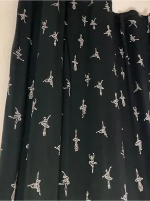 Soma Womens Nightgown XL Night Dress Ballerina Ballet Dancer Print Black White thumbnail 3