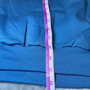New Vintage M&C Sportswear Womens Size Large Blue Sweatshirt Patriotic Patchwork thumbnail 10