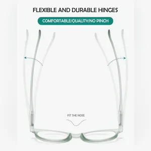 NEW Round Reading Glasses Blue Light Blocking Matte Frame Computer Readers Pink thumbnail 7